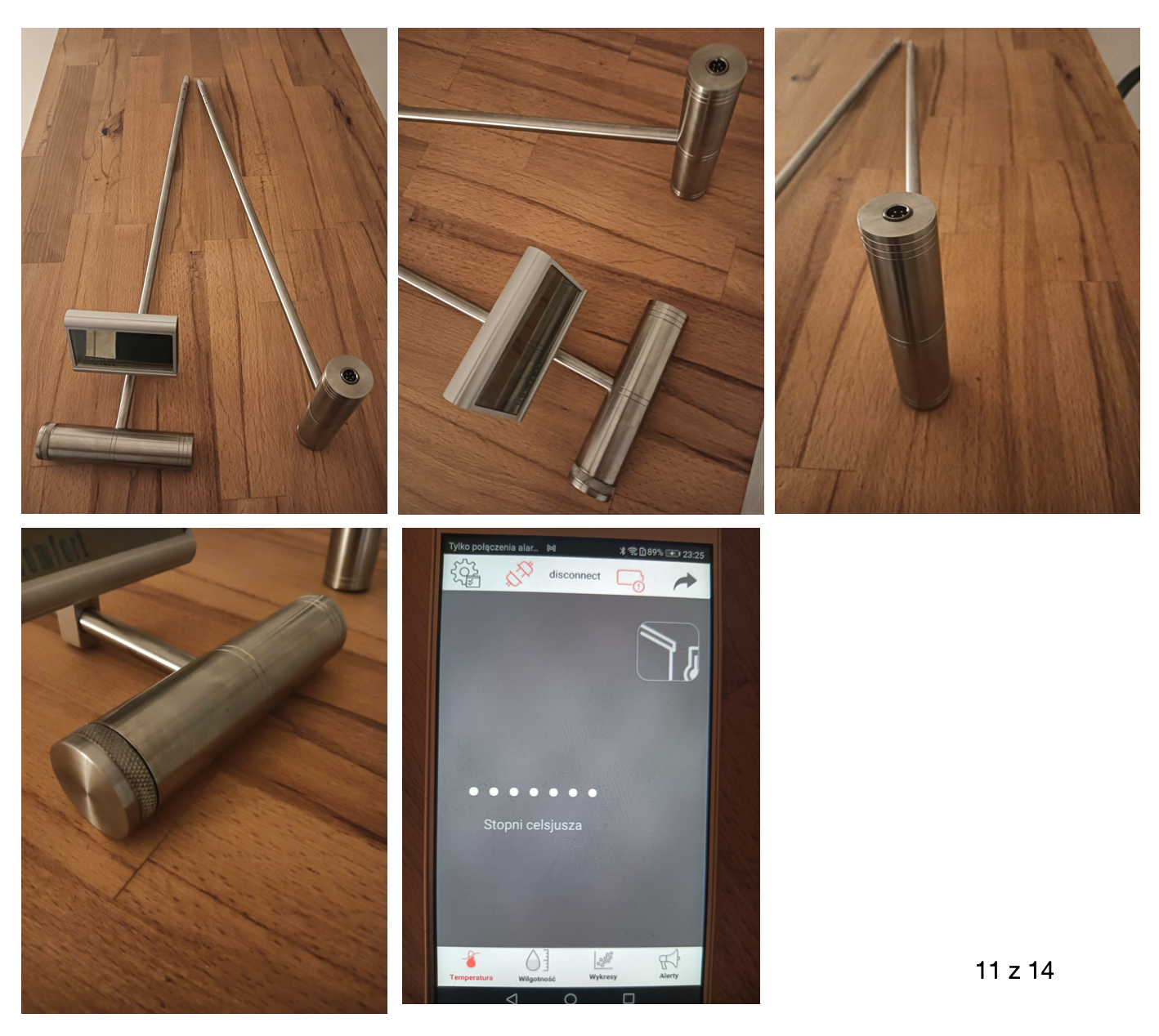 IoT hay and straw probe photos and app